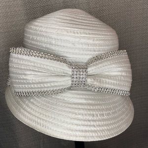 White Derby Hat